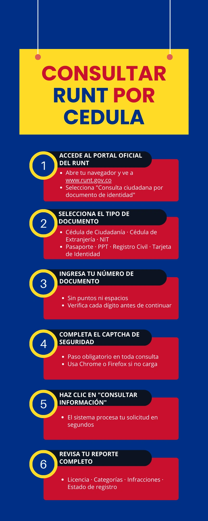 Consultar RUNT Por Cedula